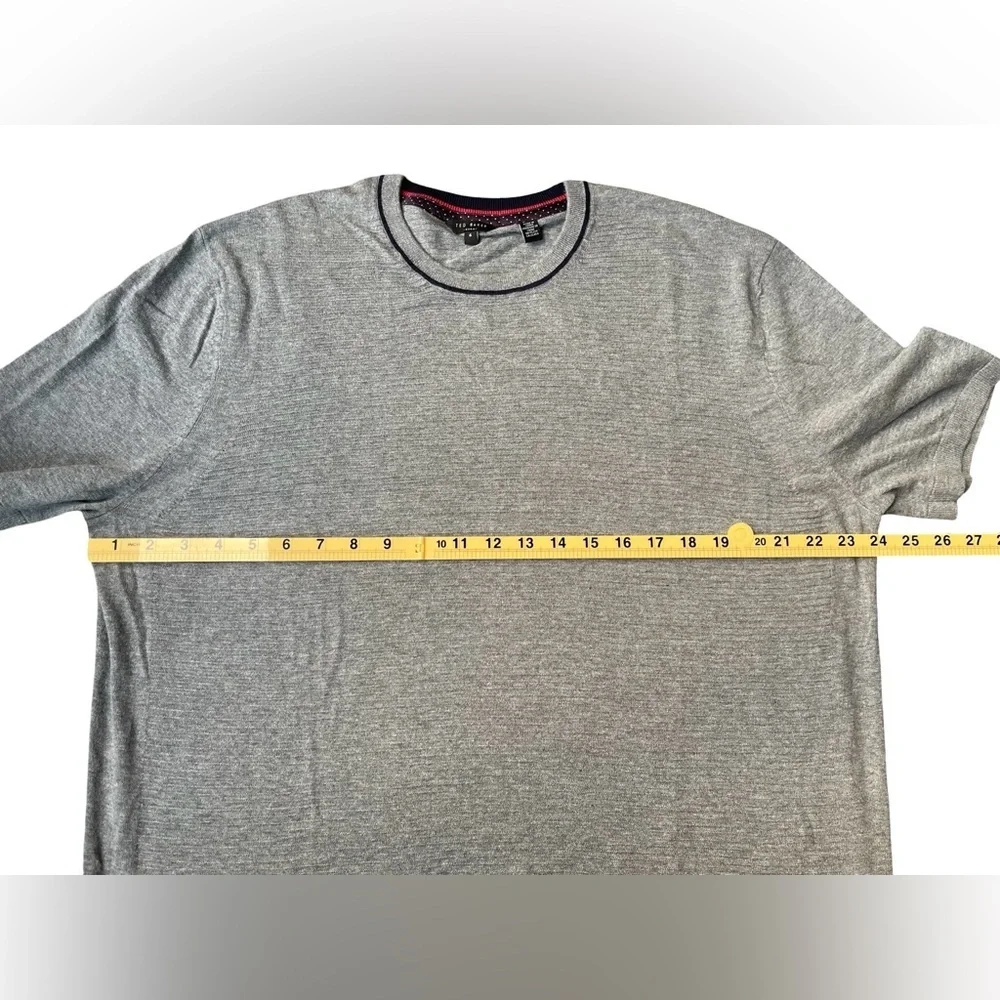 Ted Baker London Gray Short Sleeve Crewneck Sweater – Size 6 (XL) - Picture 6 of 11